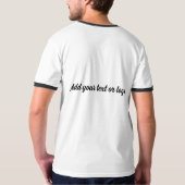 Frei fahrende und sichere Motorräder T-Shirt (Rückseite)