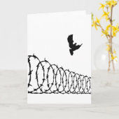 FREI FLIEGEN KARTE (Gelbe Blume)