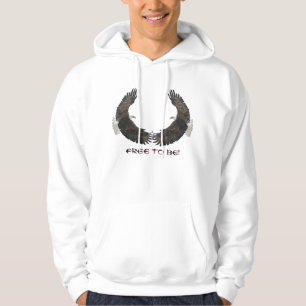 FREI, Fliegend Bald Eagles Hoodie zu sein