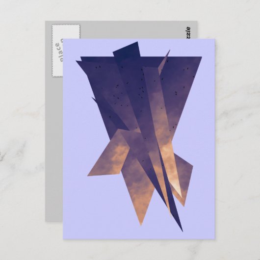 Frei-Flug-Form Postkarte (Vorne/Hinten)