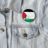 FREI FÜR PALÄSTINA Flaggenkatze Button (Beispiel)