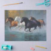 Frei Galloping Pferde Dekoupage Seidenpapier (Basteln)