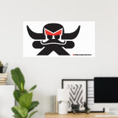 frei kommend mexikanisch - schwarz poster (Heimbüro)