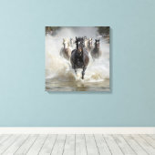 frei laufen leinwanddruck (Insitu (Holzboden))