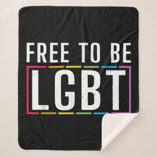 Frei LGBT Bisexuell Lesbisch Gay Pride zu sein Sherpadecke