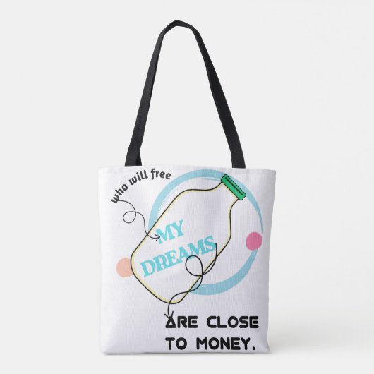 Frei meine Träume Tasche (Rückseite)