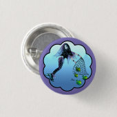 Frei Mermaid Button (Vorne & Hinten)