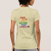FREI MIT JEDEM ZU SEIN, DER T-Shirt (Rückseite)