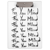 FREI! Motivierend Kalligraphie Klemmbrett (Vorderseite)