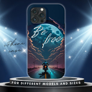 frei   Motorradfahren im T - Shirt Mondlicht Case-Mate iPhone 14 Hülle