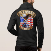 frei oder Die, Motorradpatt, Adler, Hoodie (Rückseite)