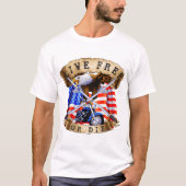frei oder Die, Motorradpatt, Adler, T-Shirt (Vorderseite)