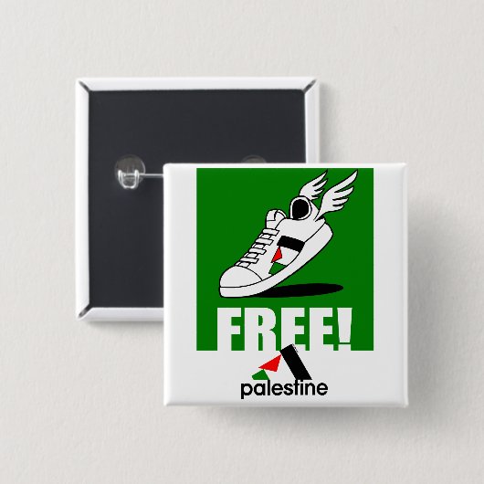 Frei! Palästina Button (Vorne & Hinten)