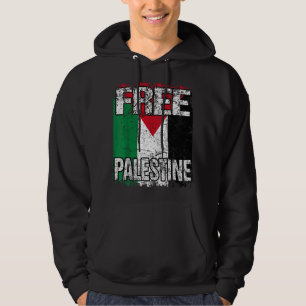 FREI PALÄSTINA-FLAGG Vintage GROßE PALÄSTINA-FLAGG Hoodie