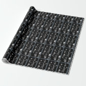 Frei schwimmende Bio Aberrationen Geschenkpapier (Ungerollt)