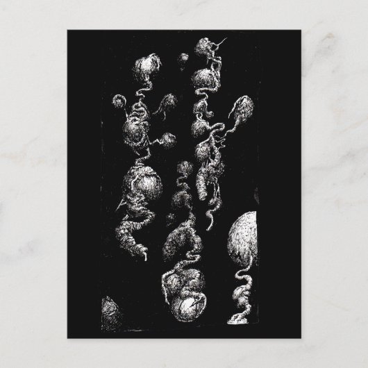 Frei schwimmende Bio Aberrationen Postkarte (Vorderseite)