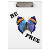 " FREI SEIN " BUTTERFLY KLEMMBRETT (Vorderseite)