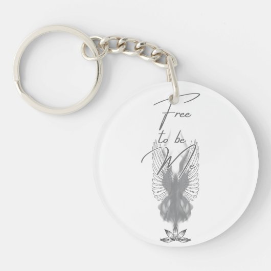 Frei sein für mich Akryllischer Schlüsselanhänger (Vorderseite)