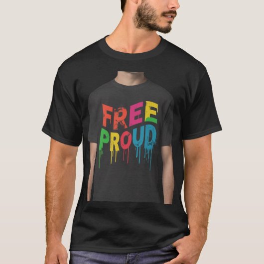 Frei stolz T-Shirt (Vorderseite)