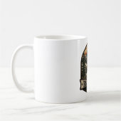 Frei Streifender Elch Besticktes Patch Design Kaffeetasse (Links)