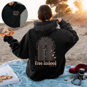 Frei Tatsächlich boho Regenbogen christlich Hoodie