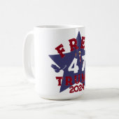 FREI Trump Kaffeetasse (Vorderseite Links)