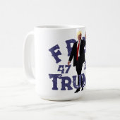FREI Trump Kaffeetasse (Vorderseite Links)