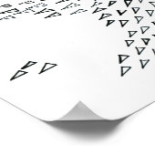 Frei und Abstrakt Poster (Ecke)