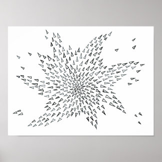 Frei und Abstrakt Poster