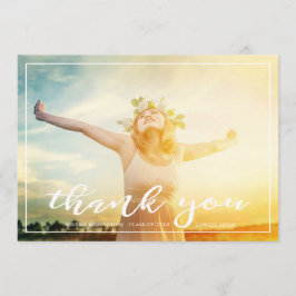 Frei und fokussiert | Abschluss Vielen Dank | Lich Dankeskarte