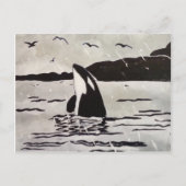 Frei und glücklich postkarte (Vorderseite)