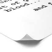 Frei von Bedauern Dirt Bike Motocross Poster (Ecke)