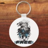 Frei wie ein majestätischer Adler Schlüsselanhänger (Vorderseite)