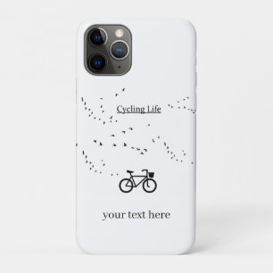 Frei wie ein Vogel Radfahren Leben Schwarz-Weiß-Ku Case-Mate iPhone Hülle