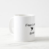 Frei wie eine Vogel-Tasse Kaffeetasse (Vorderseite Links)