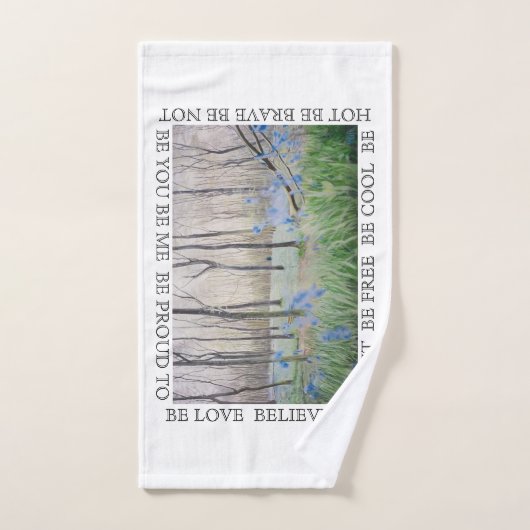 "Frei zu BE/Peace" Tuch-Set Badhandtuch Set (Handtuch)