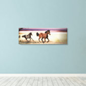 FREI ZU WILD LEINWANDDRUCK (Insitu (Holzboden))