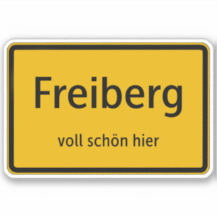 Freiberg Aufkleber Sticker Autoaufkleber