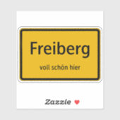 Freiberg Aufkleber Sticker Autoaufkleber (Blatt)