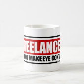 Freiberufler-Tasse Kaffeetasse (Mittel)