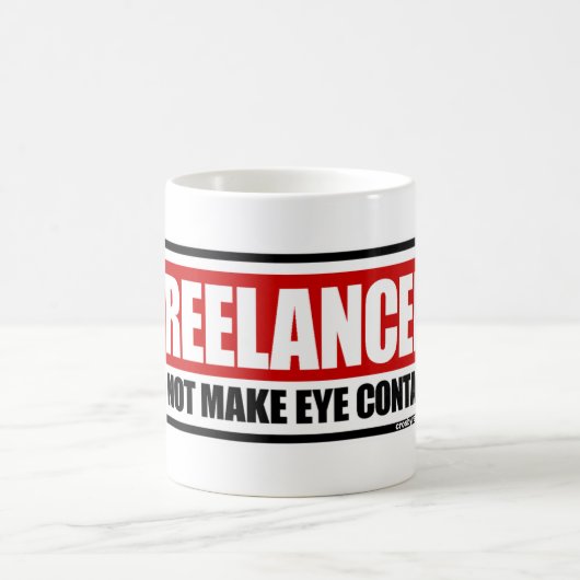 Freiberufler-Tasse Kaffeetasse (Mittel)