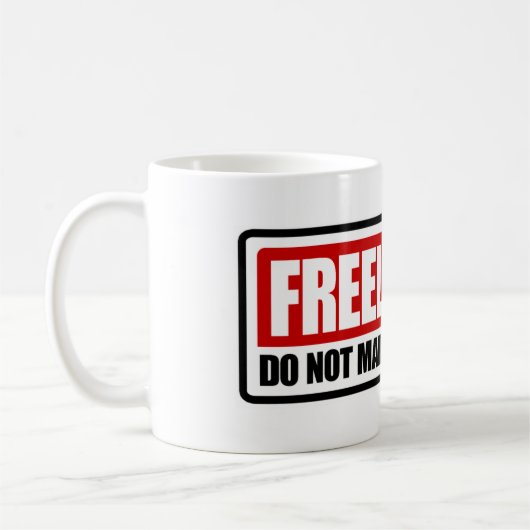 Freiberufler-Tasse Kaffeetasse (Links)