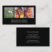 Freiberuflich tätige Fotograf-Visitenkarte Visitenkarte (Vorne/Hinten)