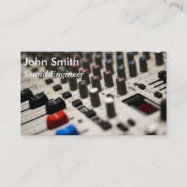 Freiberuflich tätiger Musikproduzent des Visitenkarte