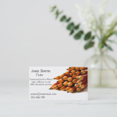 Freiberuflich tätiger stilvoller Bleistift des Visitenkarte (Stehend Vorderseite)