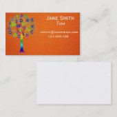 Freiberuflich tätiger Tutor oder Lehrer für Visitenkarte (Vorne/Hinten)