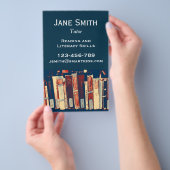 Freiberufliche Dozentin oder Lehrerin für das Lese Flyer (Handgriff)