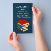 Freiberufliche Dozentin oder Lehrerin für das Lese Flyer (Handgriff)