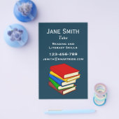 Freiberufliche Dozentin oder Lehrerin für das Lese Flyer (Einzeln)