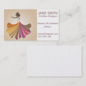 Freiberufliche Mode-Designer beruflich Visitenkarte (Vorne/Hinten)